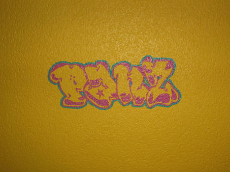 PanZ on the wall coloured