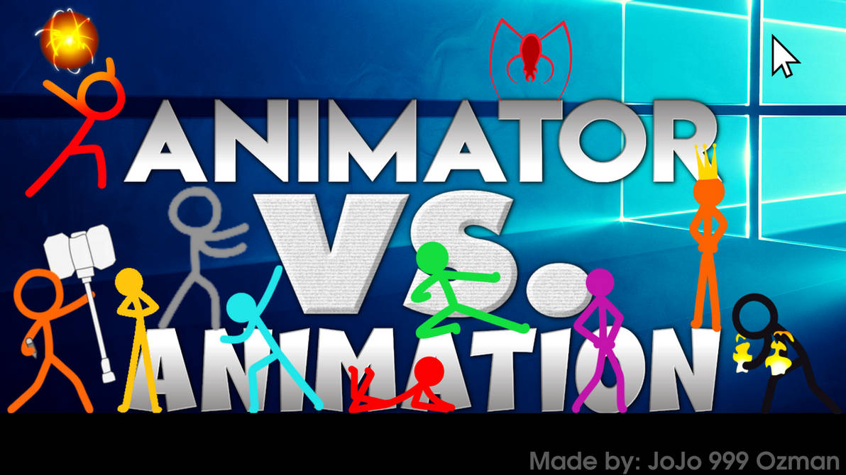 Animator vs. Animation Logo + All Stick Figures by J0J0999Ozman on ...