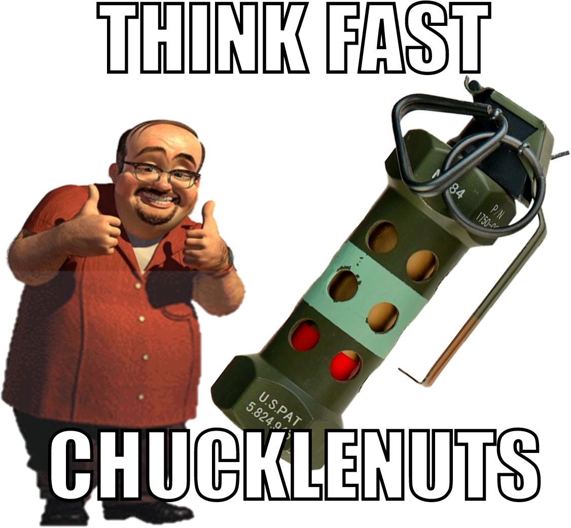 Think Fast Chucklenuts by J0J0999Ozman on DeviantArt