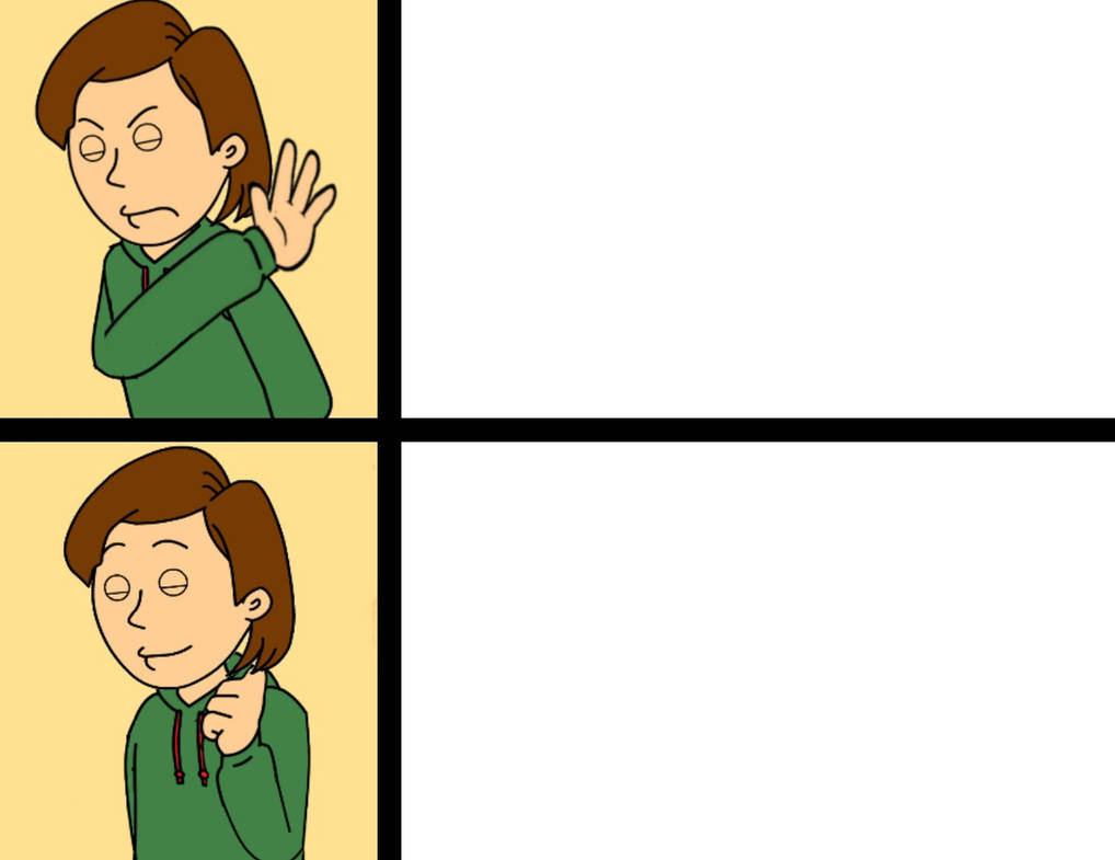 Drake Posting Meme (GoAnimate Boris) Template by J0J0999Ozman on DeviantArt