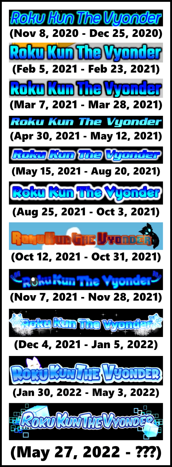 All of Roku Kun The Vyonder Logos by J0J0999Ozman on DeviantArt