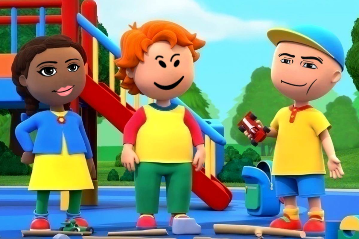 Caillou and Friends with Roblox Faces by J0J0999Ozman on DeviantArt