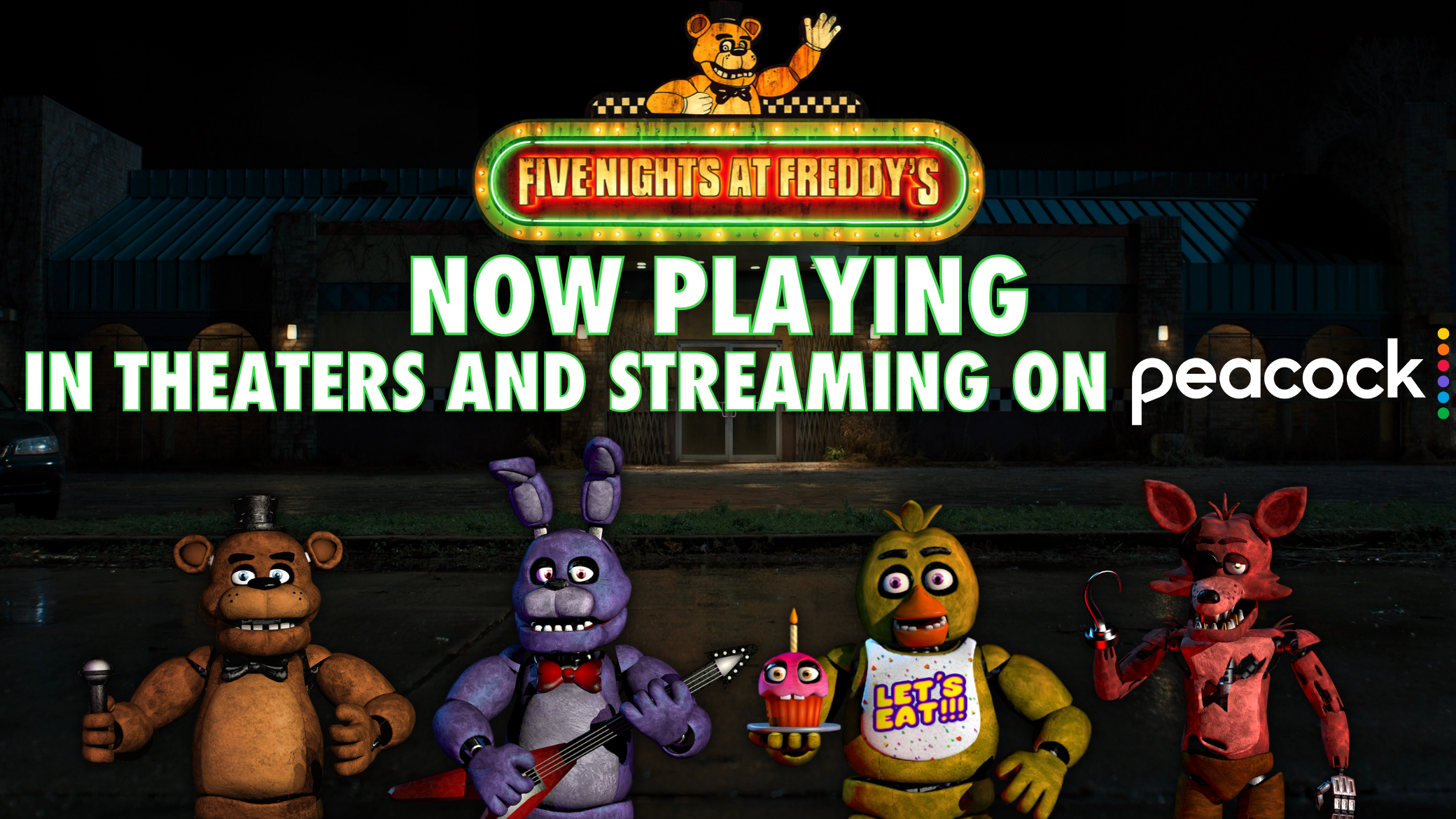 Five Nights at Freddy's' to Debut on Peacock and in Theaters
