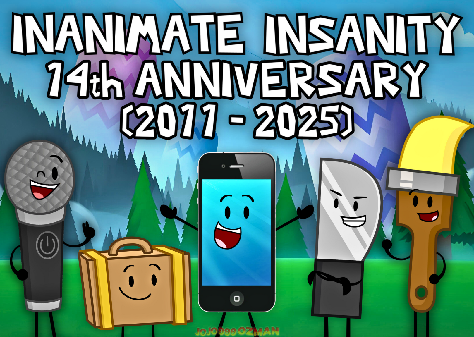 Deviantart Inanimate Insanity Numberjacks Inanimate Insanity 14th Anniversary by J0J0999Ozman on DeviantArt