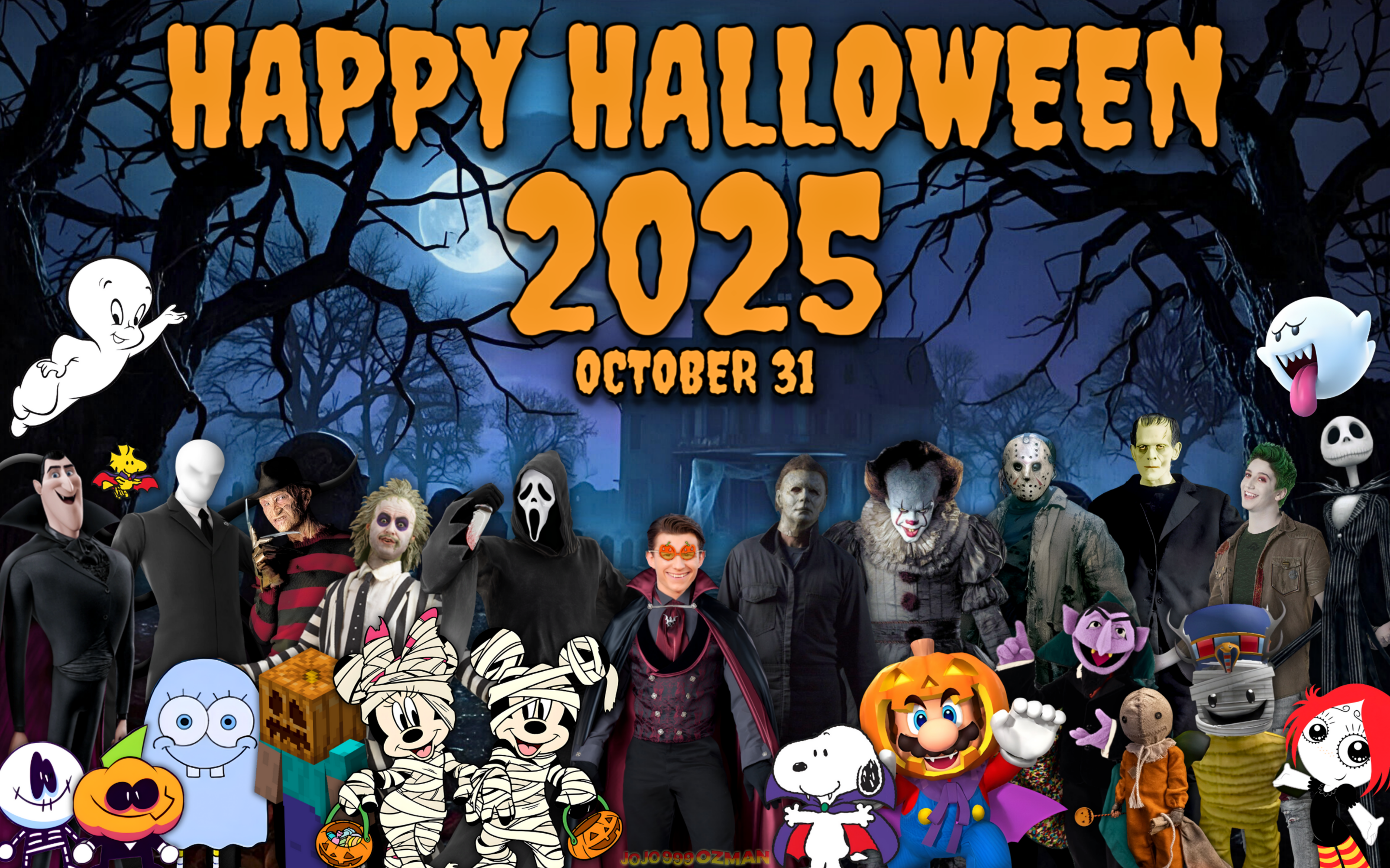 Happy Halloween! (2025) by J0J0999Ozman on DeviantArt Happy Halloween! (2025) by J0J0999Ozman on DeviantArt