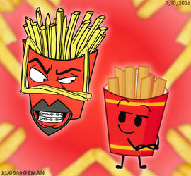 Two Boxes of French Fries