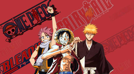 Team Luffy, Natsu and Ichigo