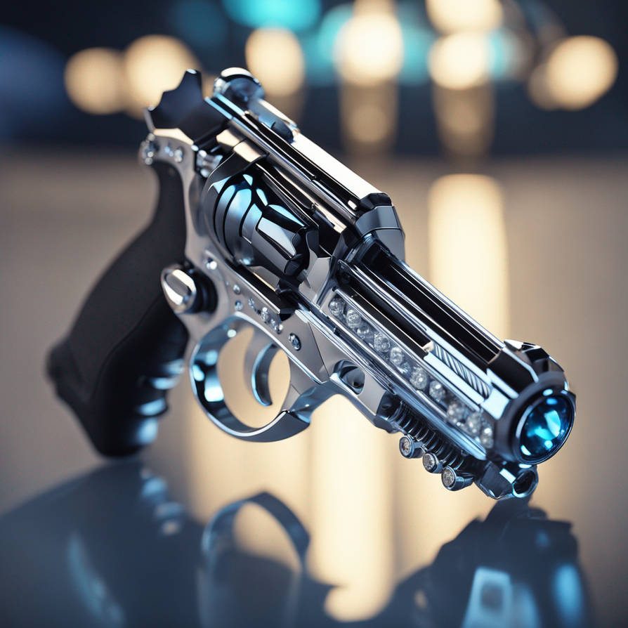 Crystal powered revolver by JupiterBolt95 on DeviantArt