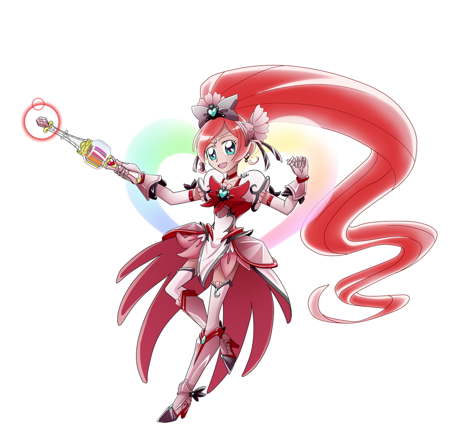 Valkyrie Cure Blossom: Red by Aijihi on DeviantArt