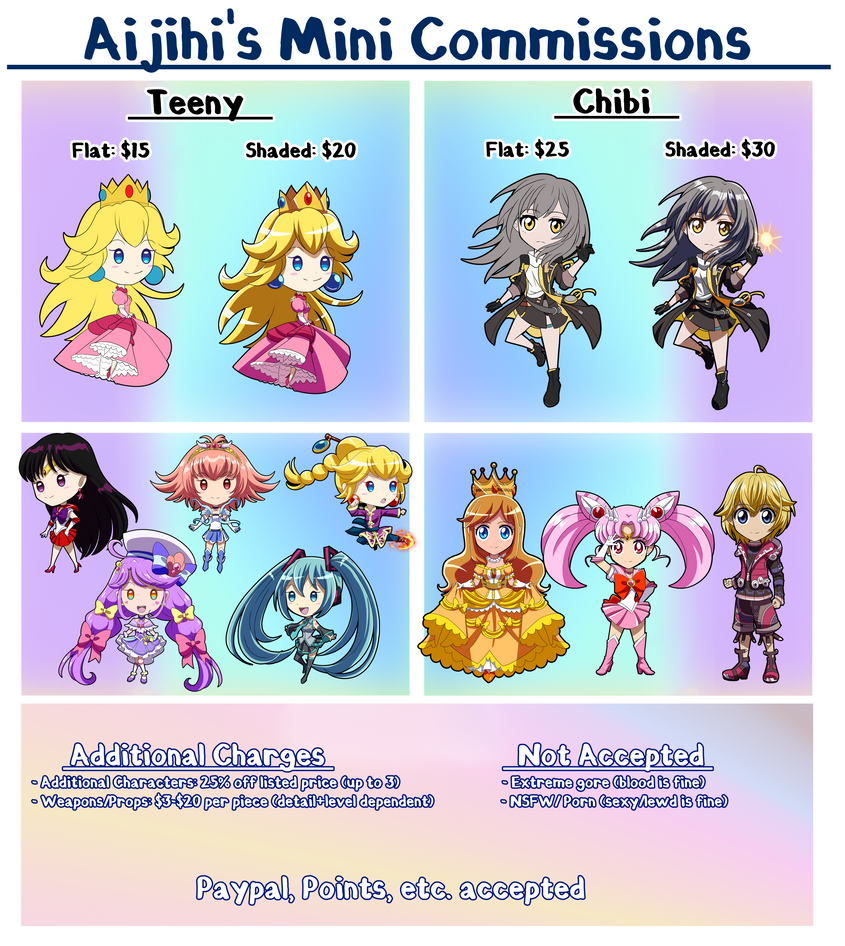 Sel Chibi Chibi Commission Prices OPEN by Aijihi on DeviantArt