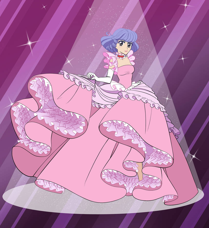 Creamy Mami's Big Pink Dress by Aijihi on DeviantArt