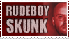 Rude Boy Skunk Stamp by rudeboyskunk