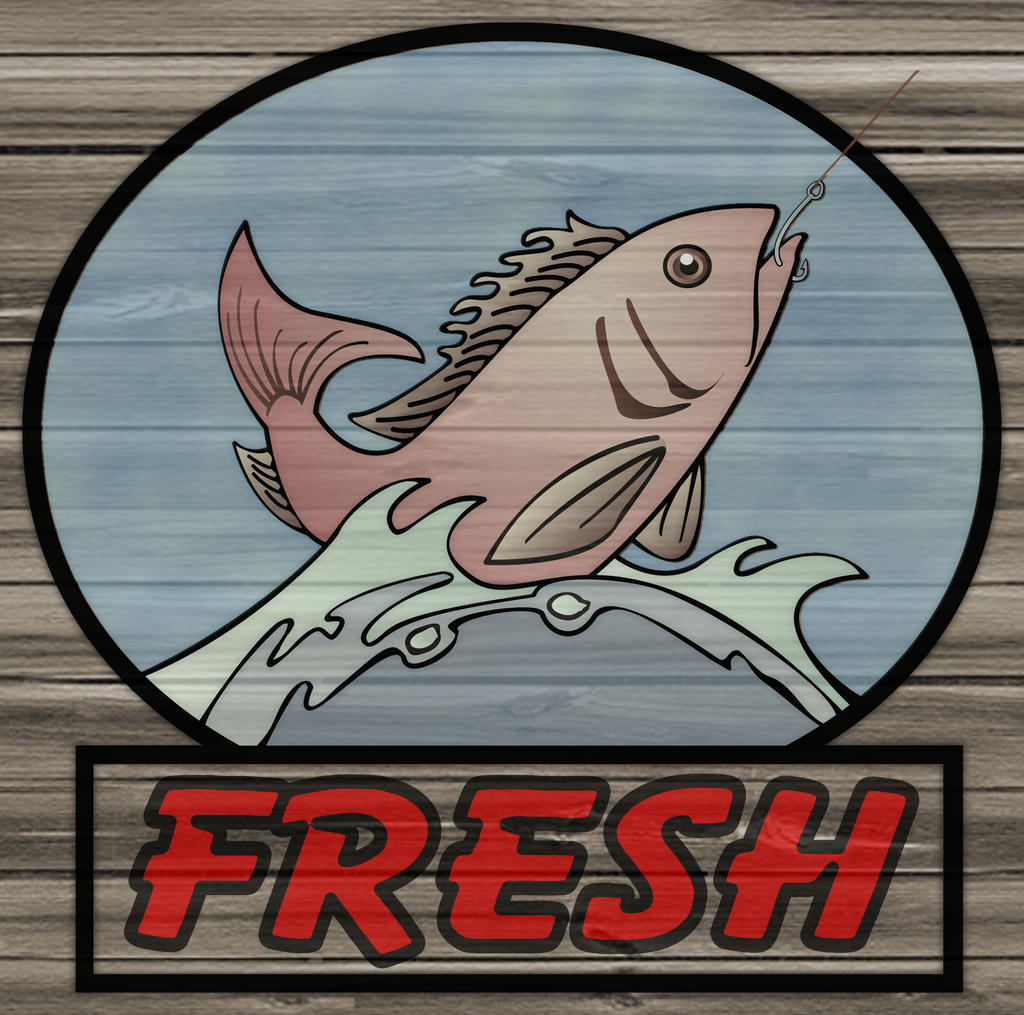 Fresh Fish Sign copy by jimfinto on DeviantArt