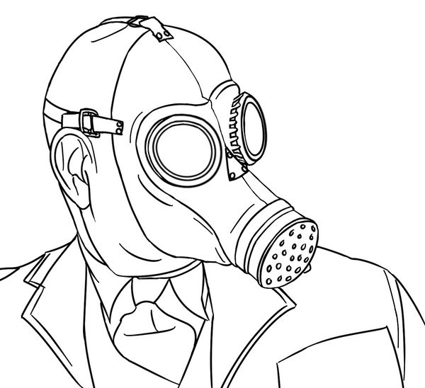 Colour-Your-Own Gasmask Zombie by jinkies36 on DeviantArt