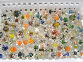 Glass Mushroom Beads