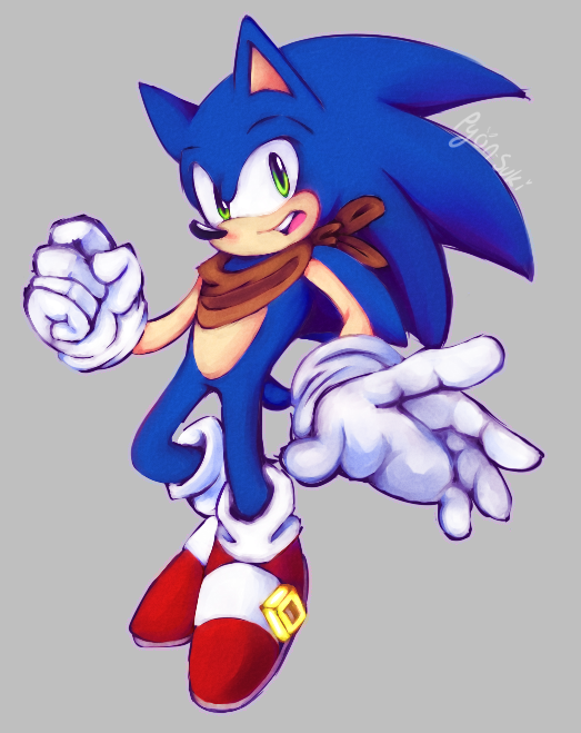 Sonic .:Digital Painting:.