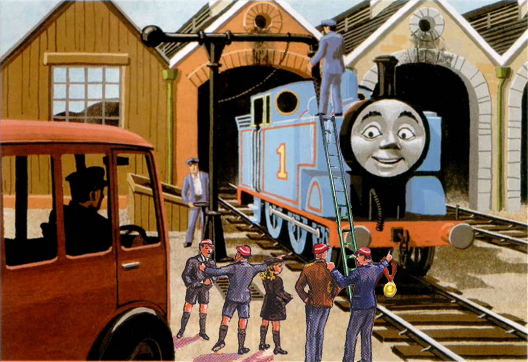 Three Cheers for Thomas (RWS) by IamDavid99 on DeviantArt