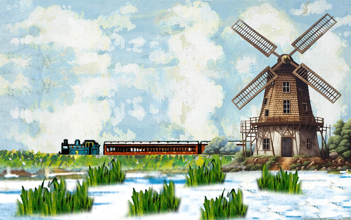 Letter R Windmill The Post Windmill (RWS) by IamDavid99 on DeviantArt
