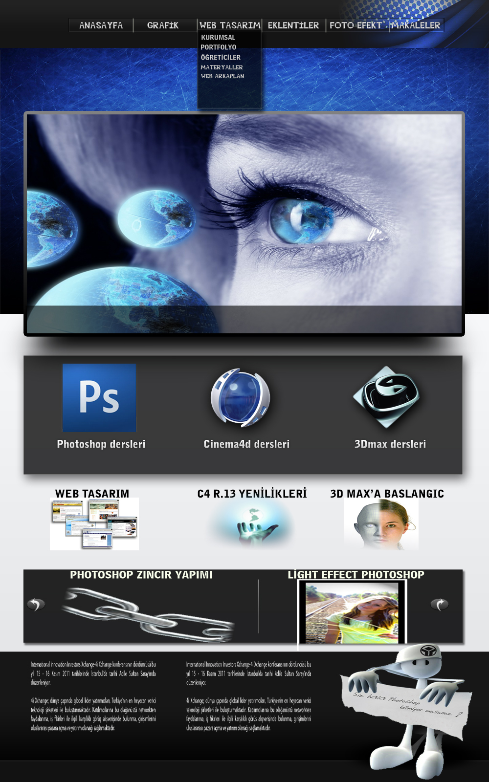 Photographer web interface