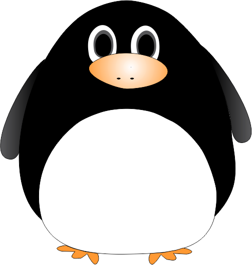 Penguin Drawing Vector