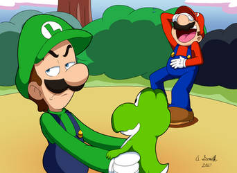 Mama Luigi - Scene Redraw