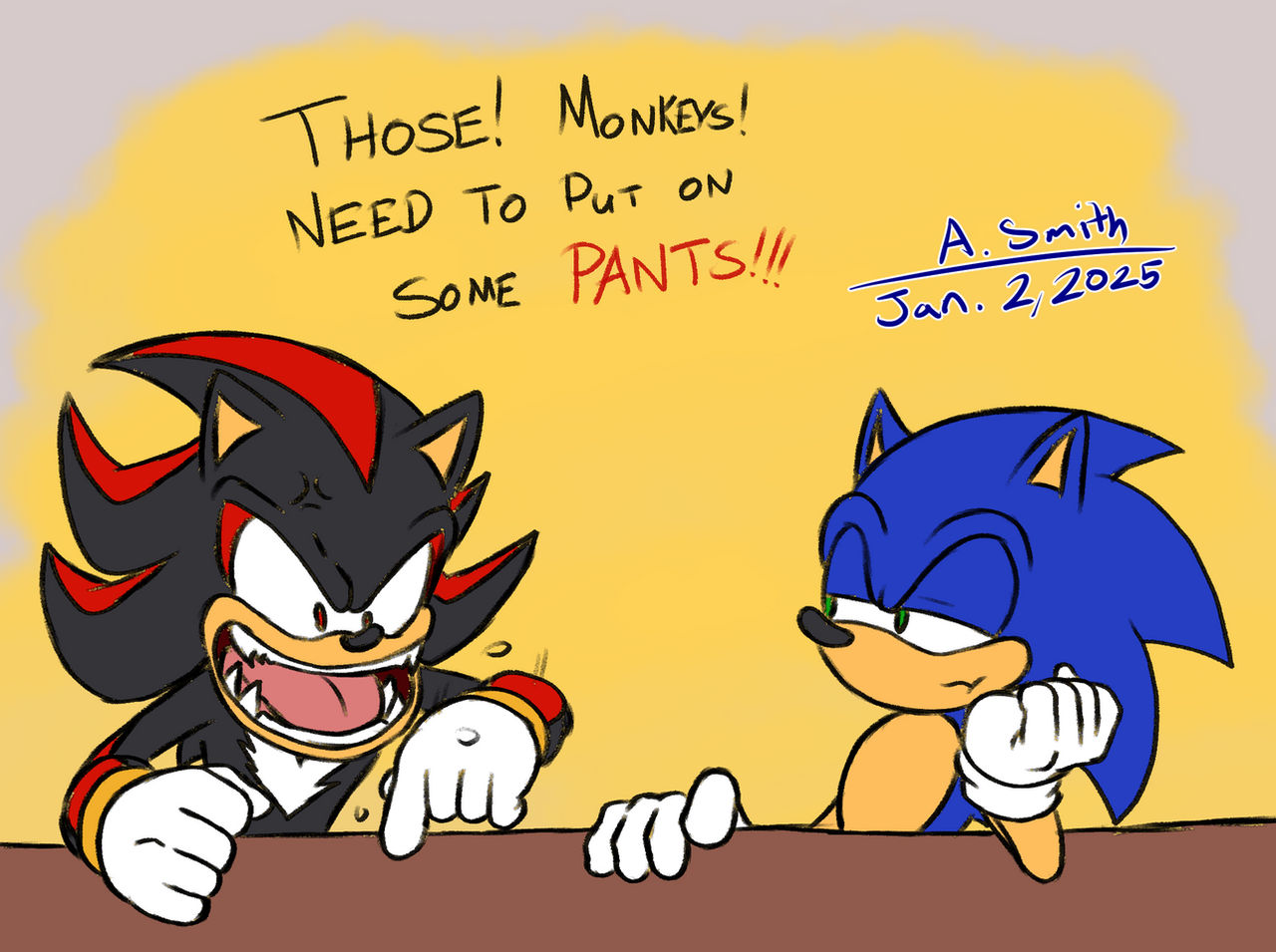 Shadow's Shadow's Monkey Rant by ArrowDS64 on DeviantArt