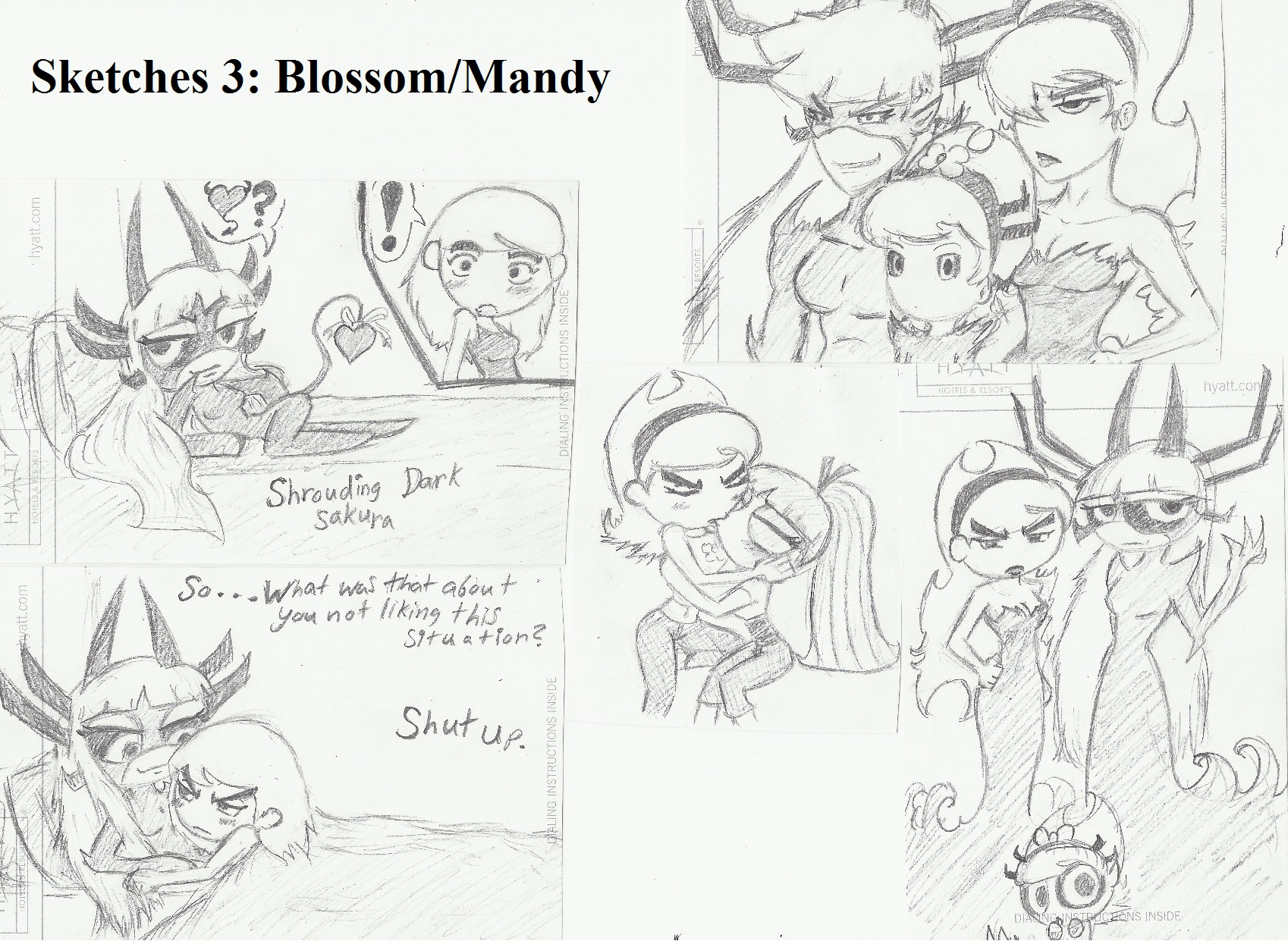 Sketches03:Mandy X Blossom