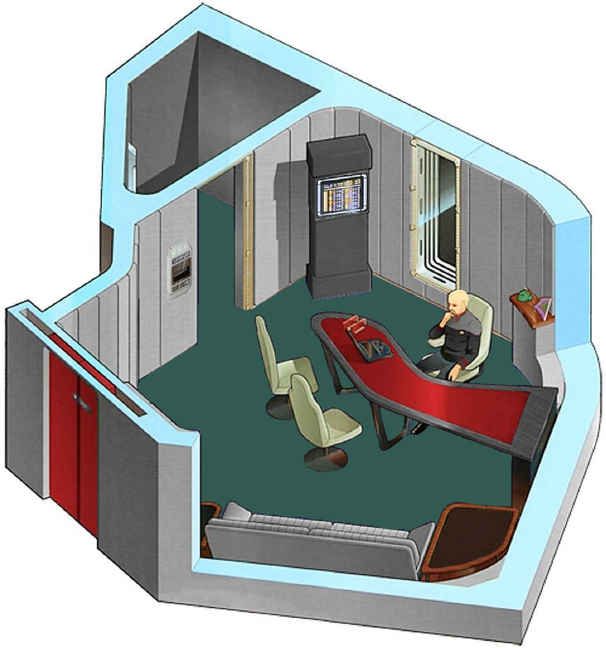 Captain's Ready Room by Reaper63 on DeviantArt