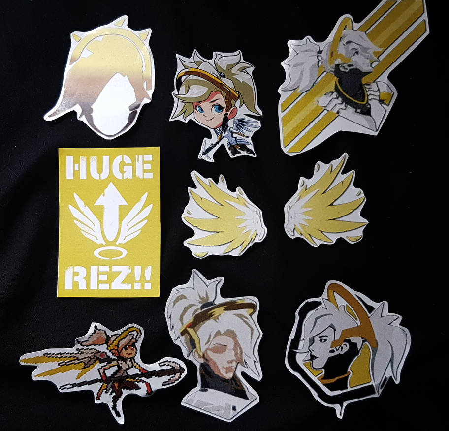 Mercy stickers by LZCCreations on DeviantArt