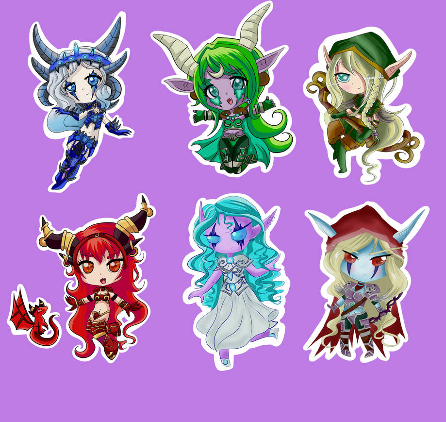 World of warcraft Stickers by LZCCreations on DeviantArt