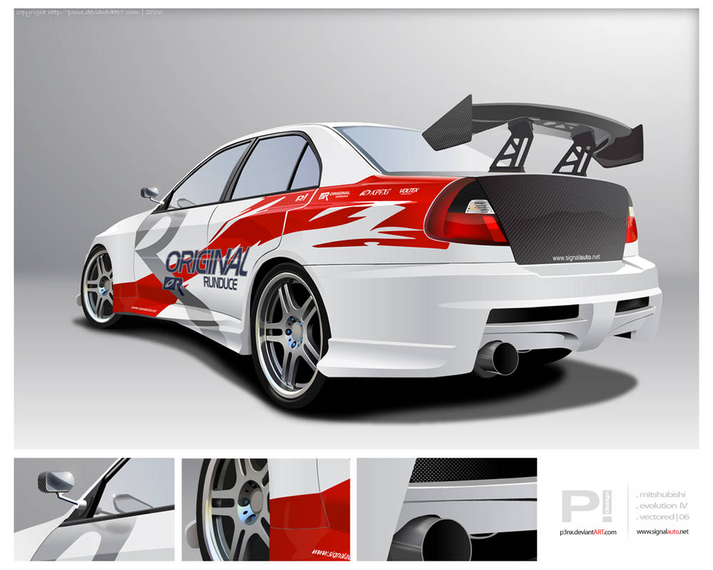 Evolution IV vector by p3nx on DeviantArt