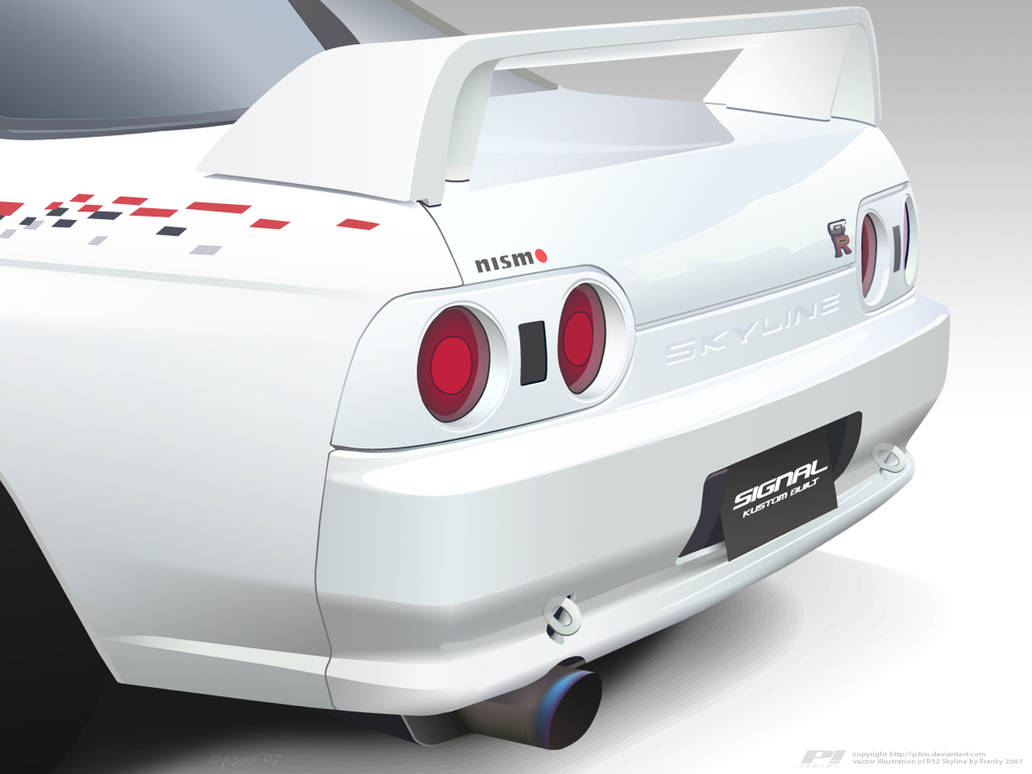 R32 Skyline Vector Details by p3nx on DeviantArt