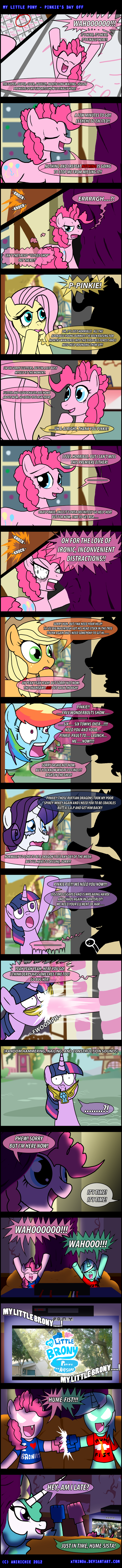 MLP: Pinkie's Day Off -COMIC-