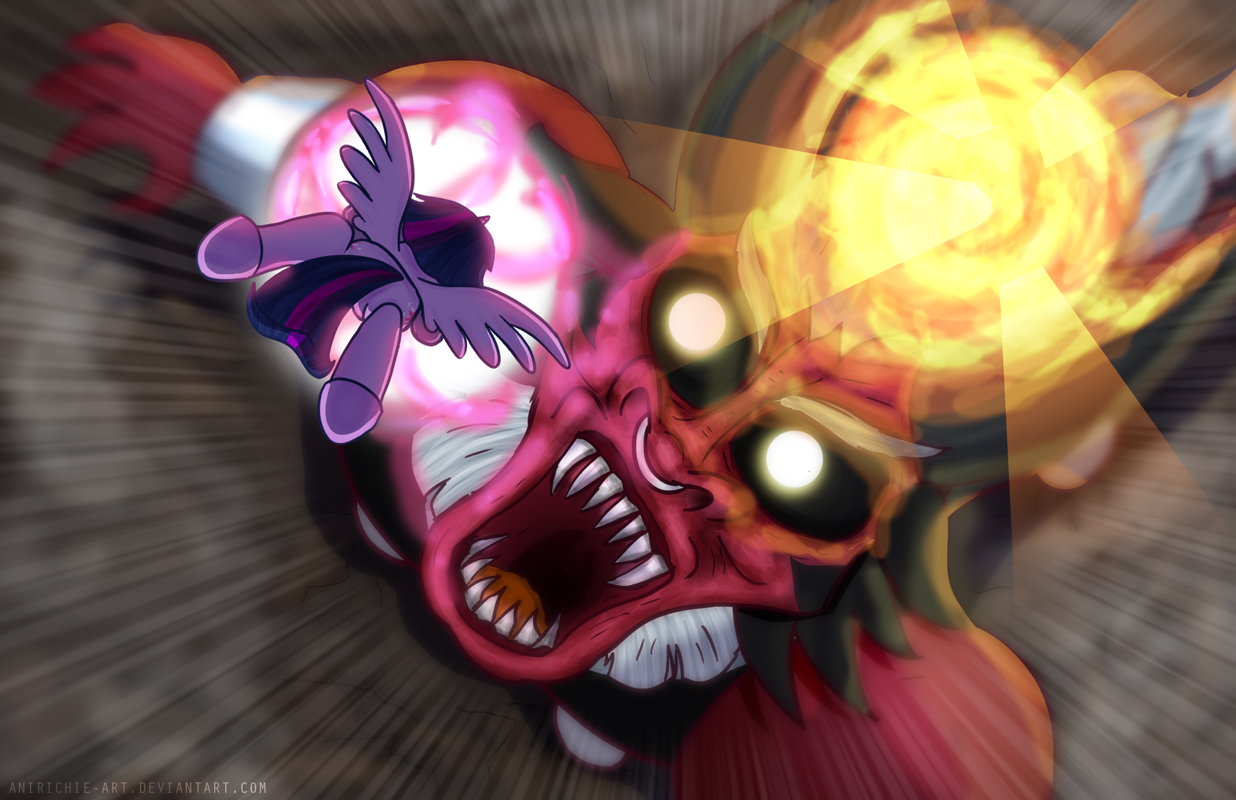 Tirek Vs. Twilight by LadyAniDraws