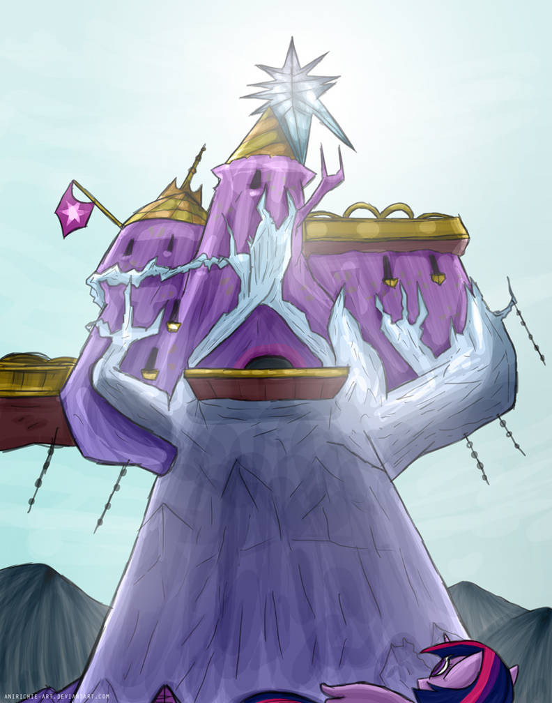 Twilight's Castle - (S4 ATG Day 12) by LadyAniDraws