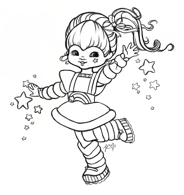 Re-Drawing Rainbow Brite | Simply Creative Studios - Youtube