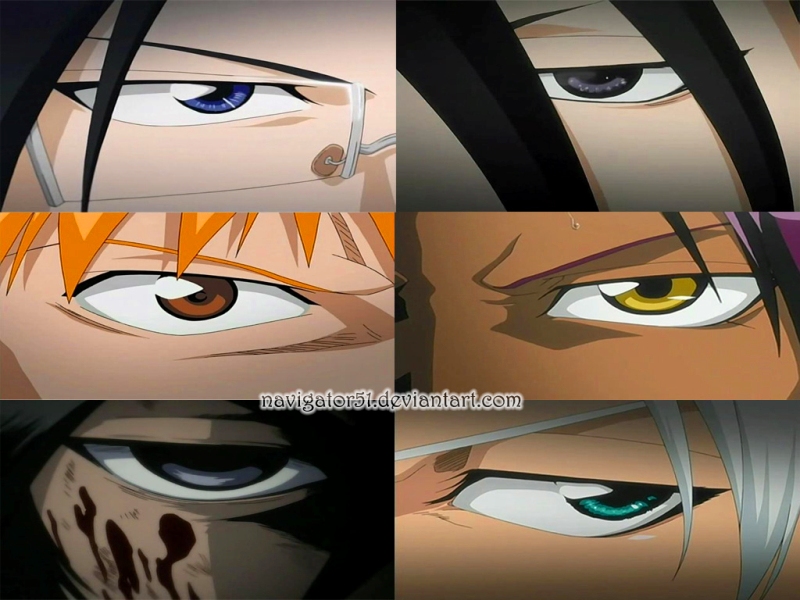 Just a few of bleach anime eyes. 
