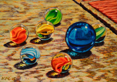 Kenneth Cobb Marble Combination 2015 OilonBoard  5