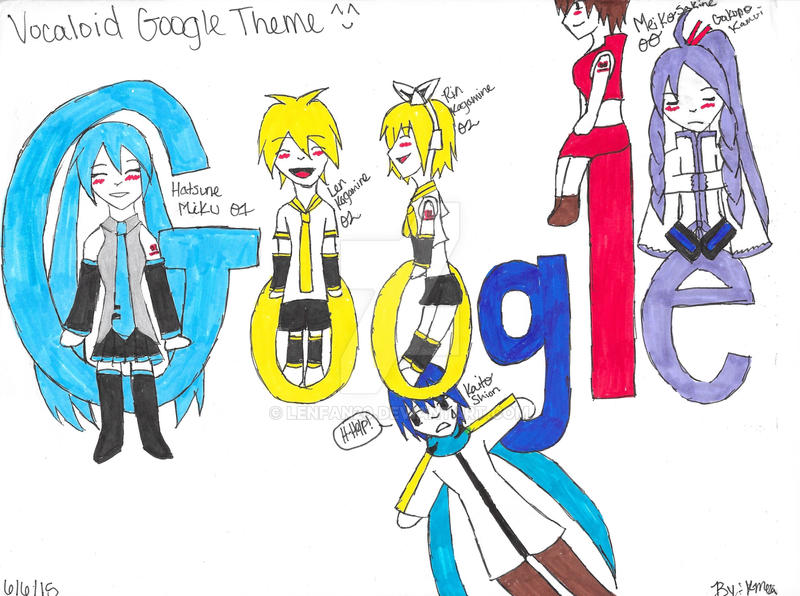Vocaloid Google Theme By Lenfan On Deviantart Vocaloid Google Theme By Lenfan On Deviantart