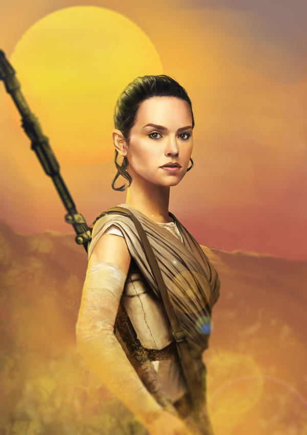 Rey / The Force Awakens by denkata5698