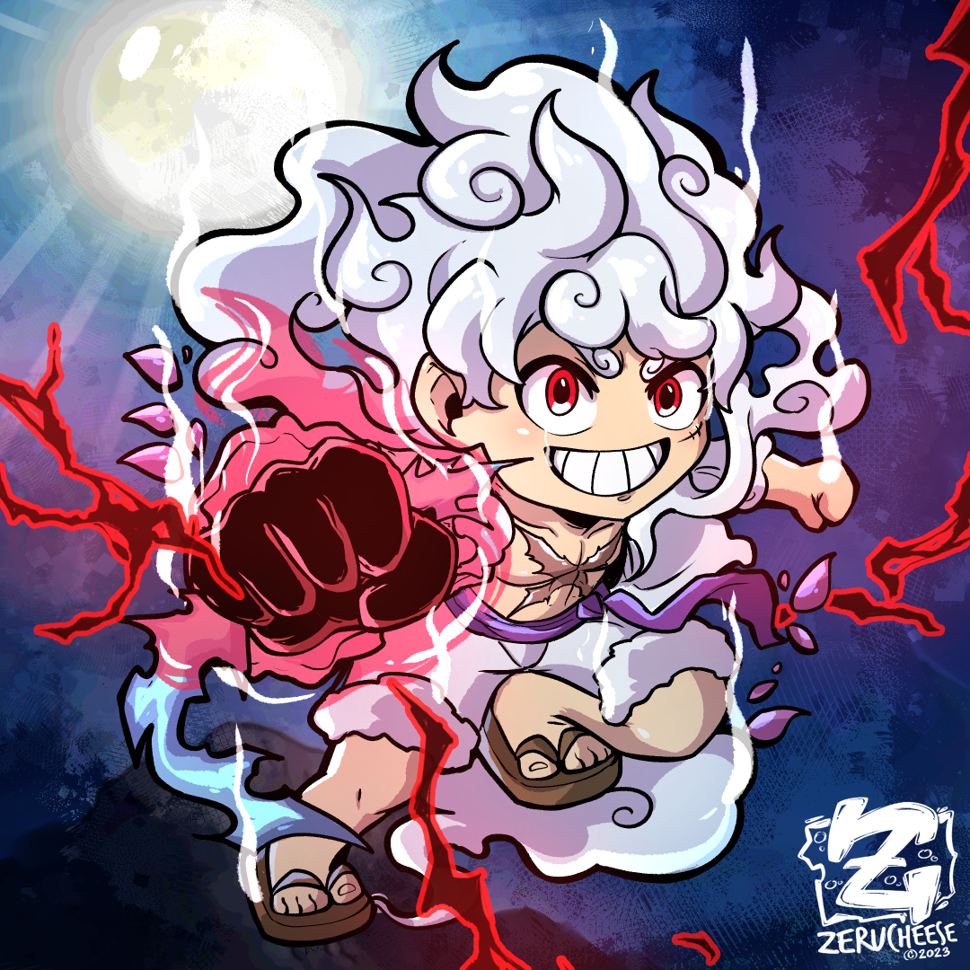 Chibi Monkey D Luffy Gear 2