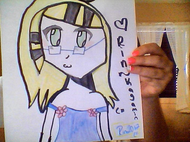 rin kagamine (= by Rin-Rin-Power19 on DeviantArt