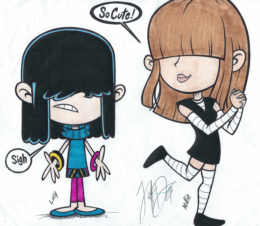 Lucy Loud and Millie - justDEF [FanArt]