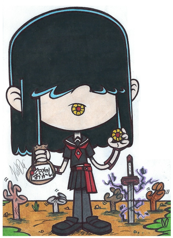 Lucy Loud as Kurome - justDEF [FanArt]