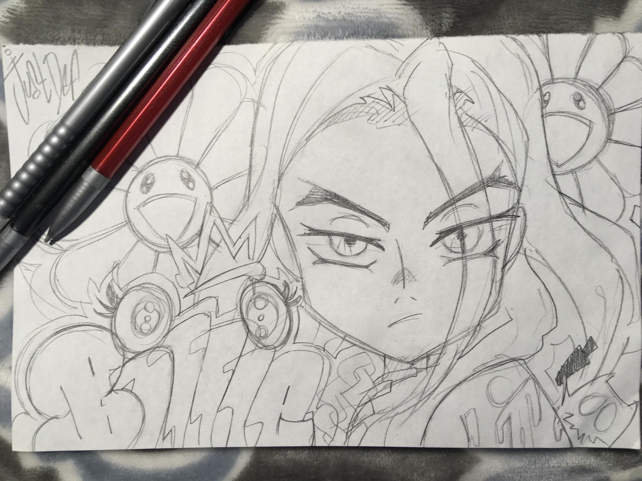 Billie Eilish X Murakami Justdef Fanart By Justd3f On Deviantart
