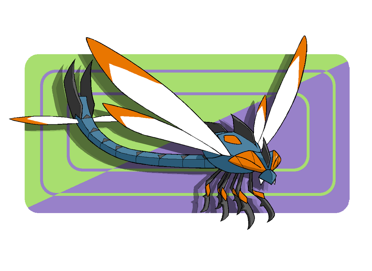 Yanmega Evolution: Yandrakma by Aurora-Xatu on DeviantArt