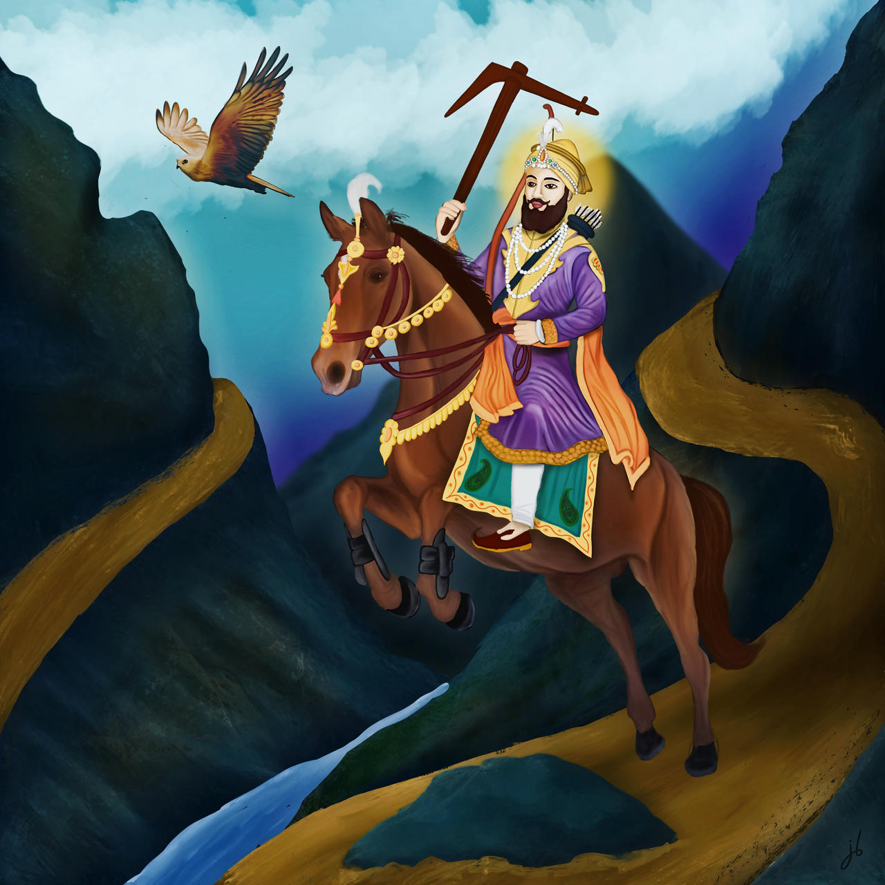 Guru Gobind Singh ji by JugalBhatt2505 on DeviantArt