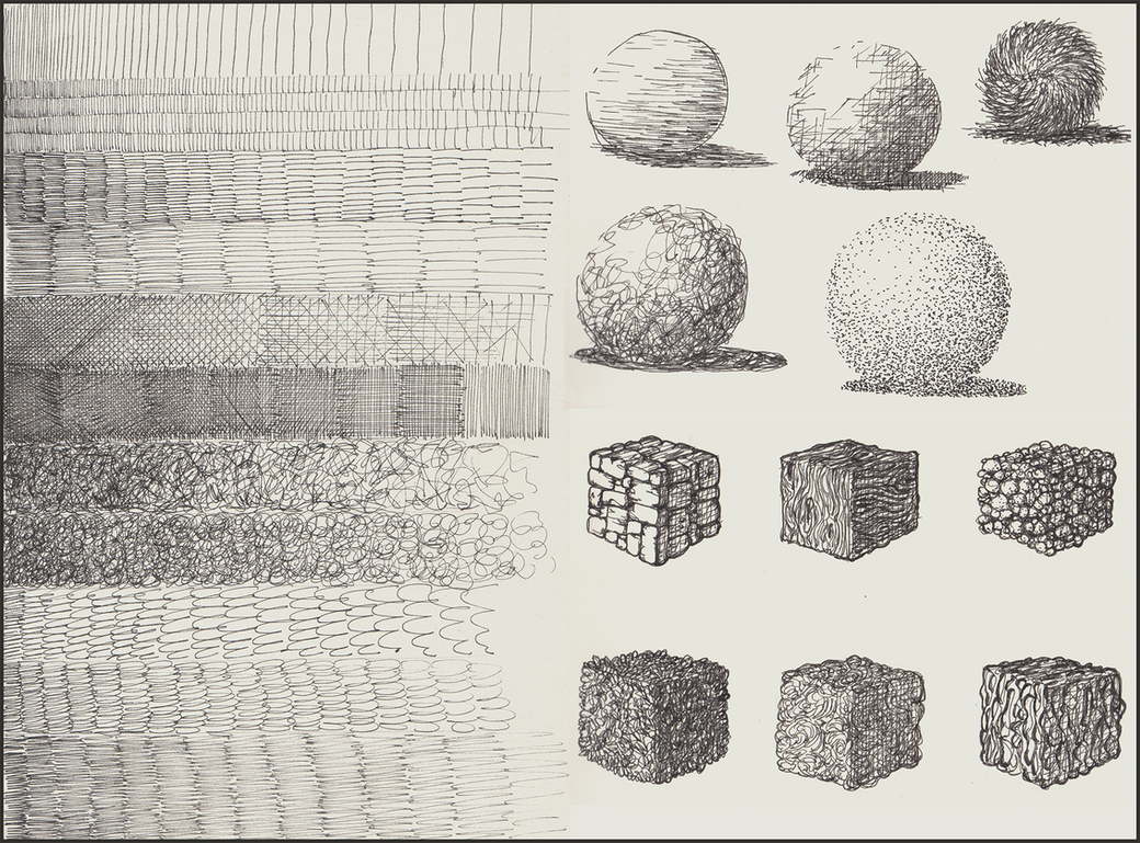 Hatching Texture Exercise by GrindGod on DeviantArt