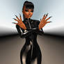 CatSuit Commando: Zoe Saldana ~Cat Clawz~ :3