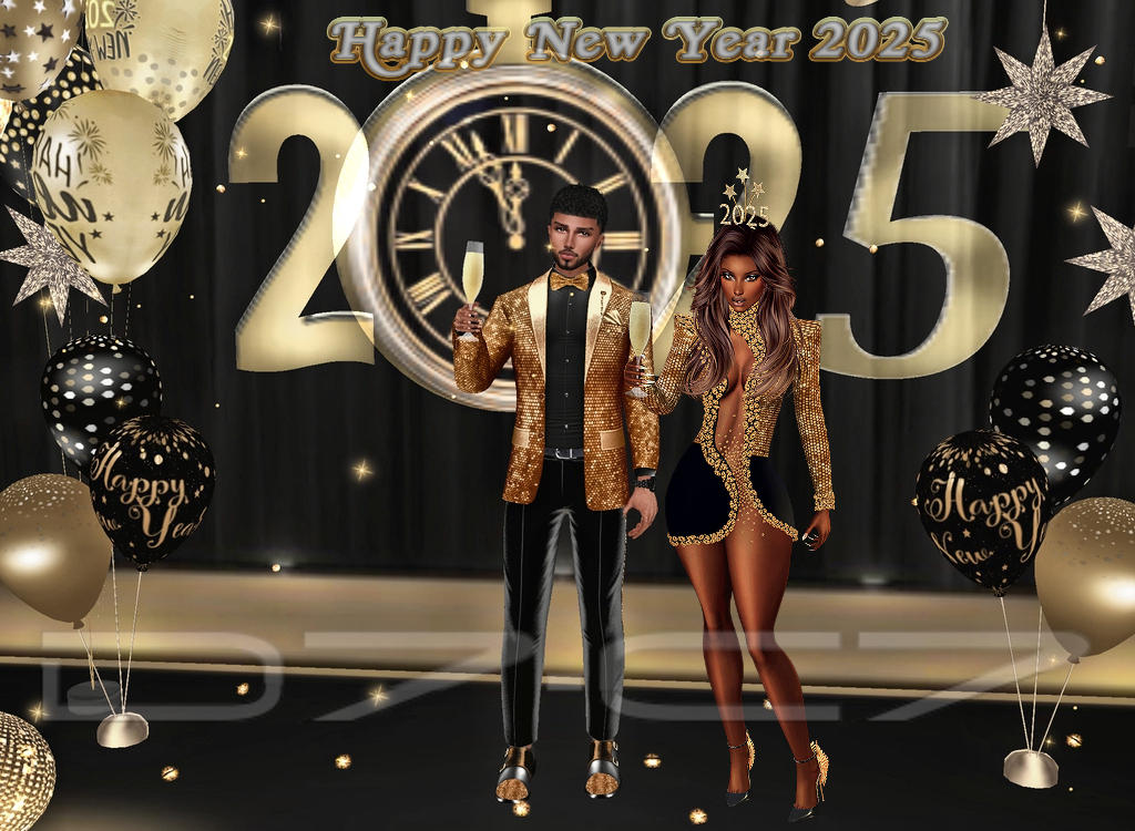 D7-C7: Happy New Year... Da'Rell -n- Dom for 2025 by Jad3d5oul on ...